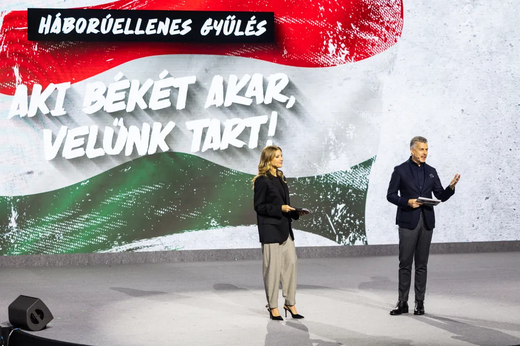 Háborúellenes Gyűlés, Nyíregyháza, 2025. 11. 29.
Rákay Philip és szabó zsófi