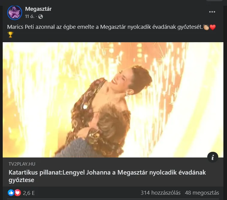 Komment cunami zúdul a Megasztár döntőseire. Lengyel Johanna és Ádám Attila is kapnak hideget, meleget