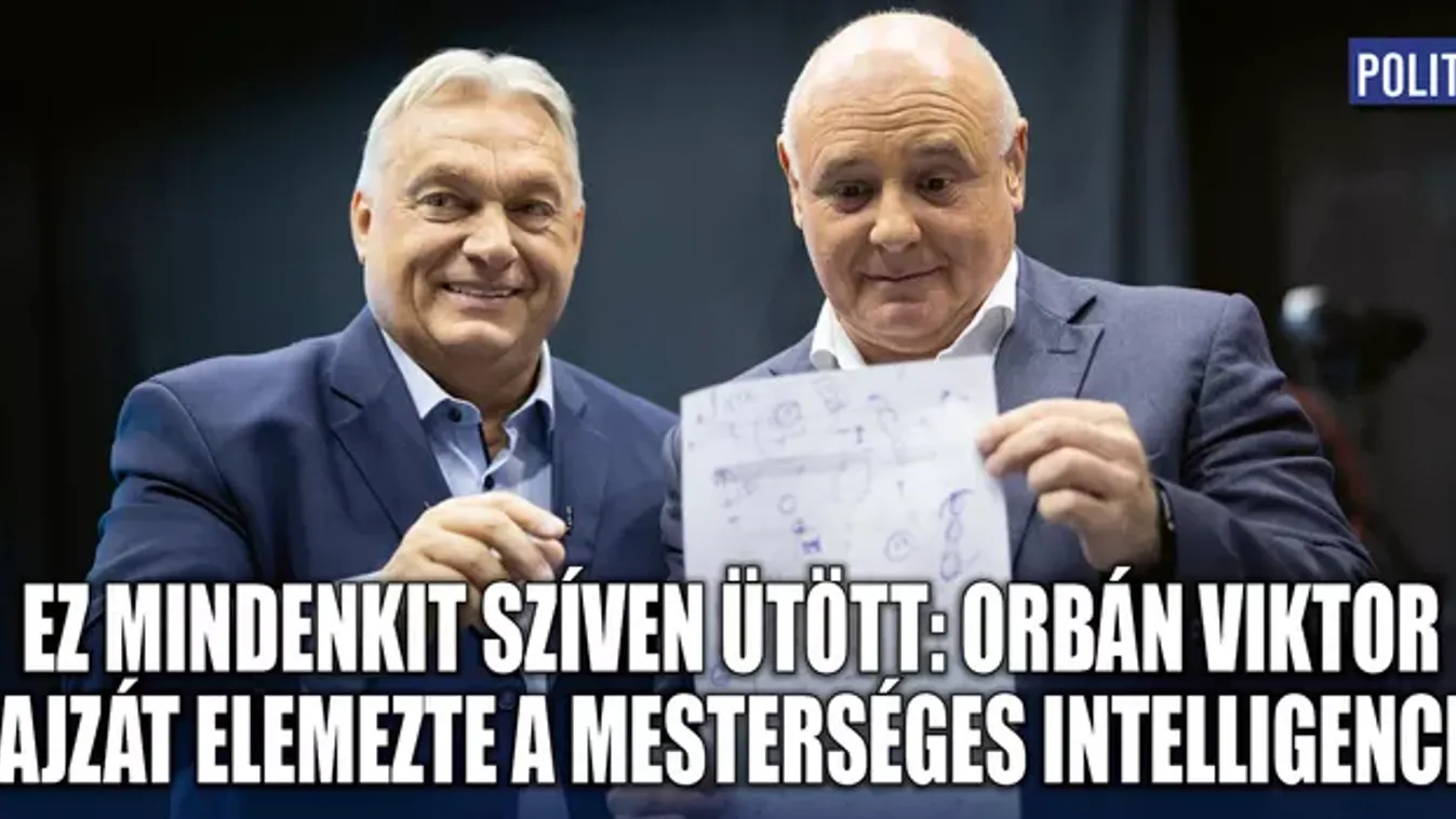 Mindenkit szíven ütött: Orbán Viktor rajzát elemezte az MI