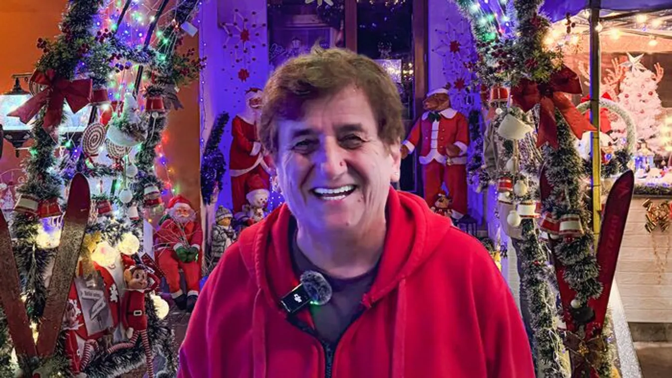 Idén is ünnepi díszbe borul Böbi néni háza