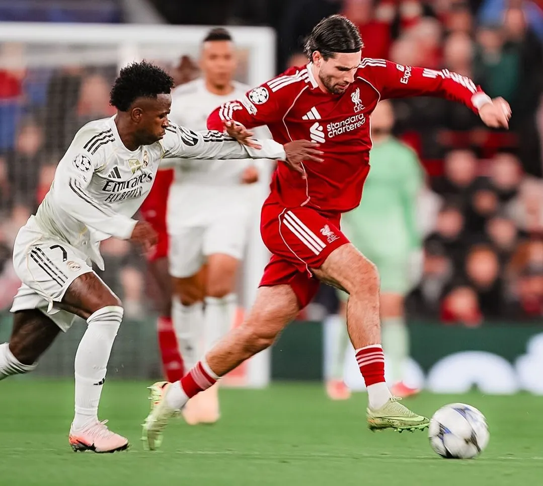 Szoboszlai Dominik a mezőny egyik legjobbja volt a Liverpool-Real Madrid meccsen