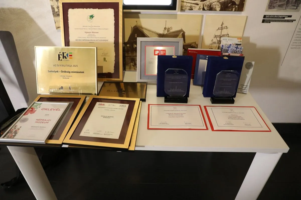 Díjeső a Néprajzi Múzeumnak: 2025. a világsiker éve (Fotó: Metropol)