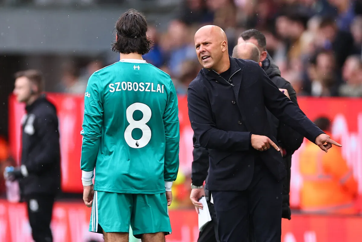 Liverpool-Real Madrid: Szoboszlai Dominik és Arn Slot