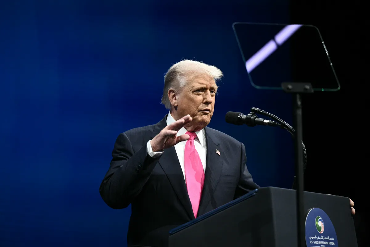 President Donald Trump delivers remarks at the US-Saudi Investment Forum
Trump