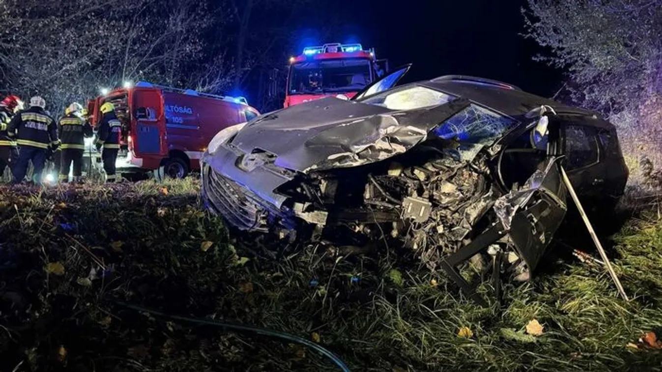 Brutális baleset: sofőröket feszítővágóval szabadították ki