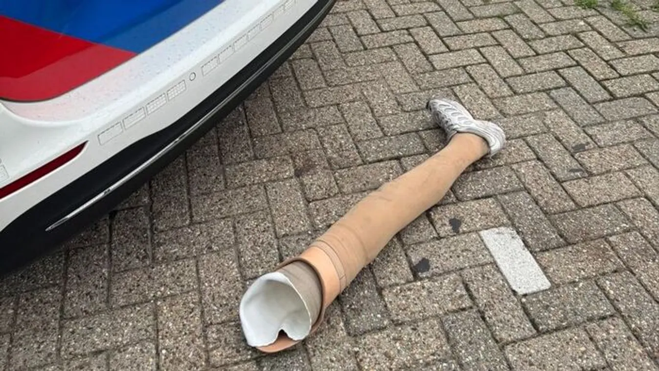 Olyan gyorsan menekült a bolti tolvaj, hogy elhagyta a lábát