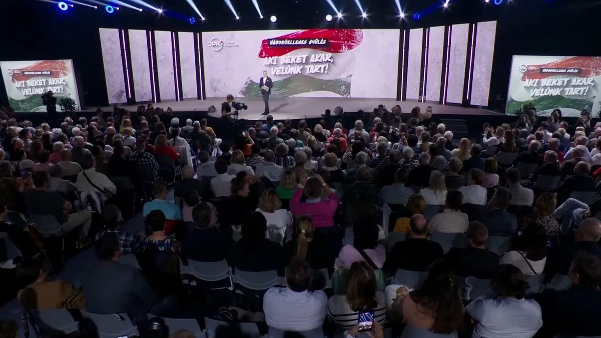 DPK Háborúellenes gyűlés, Győr, 2025. 11. 15.