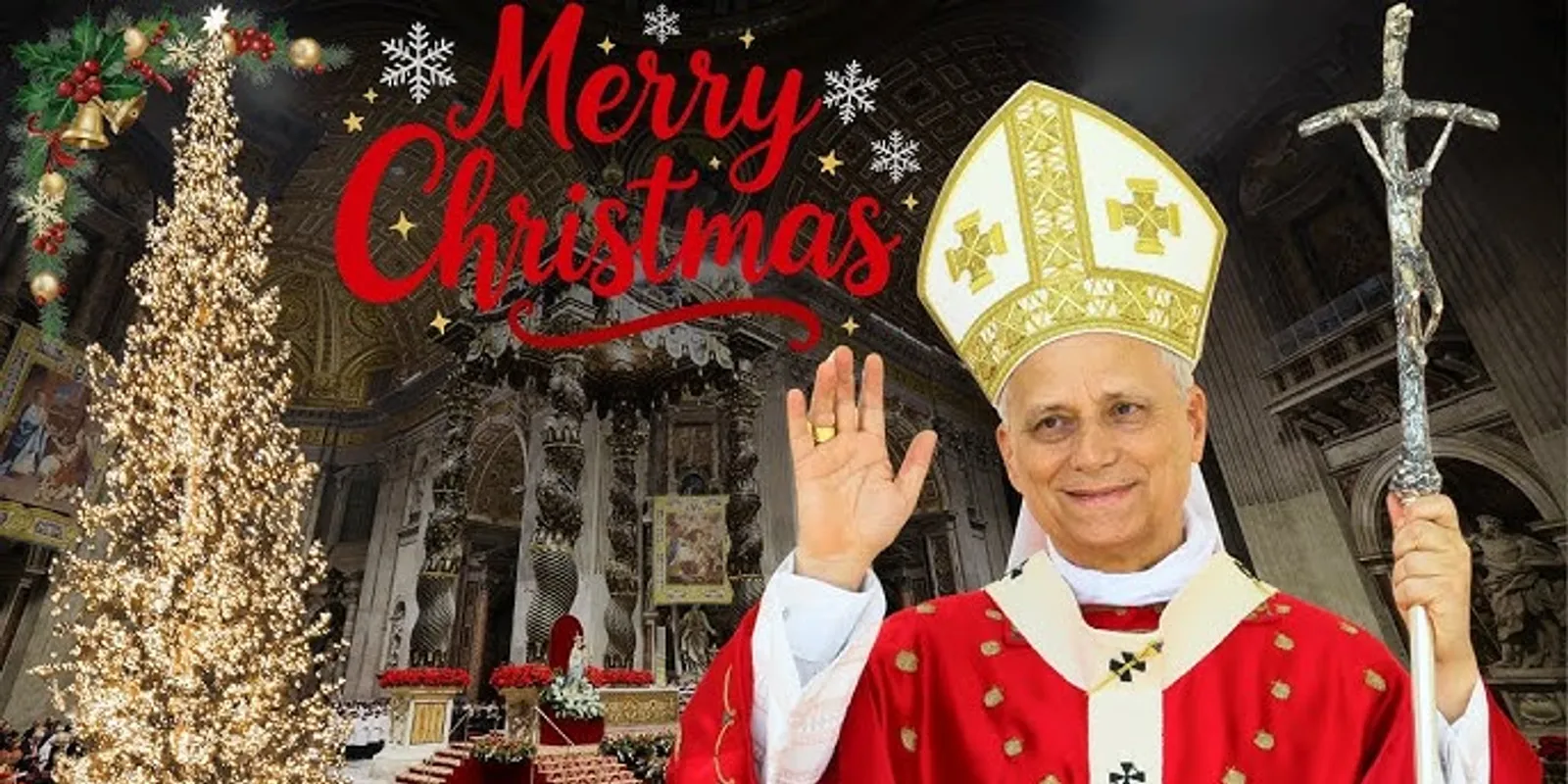 A pápa bemutatta első karácsonyi szentmiséjét