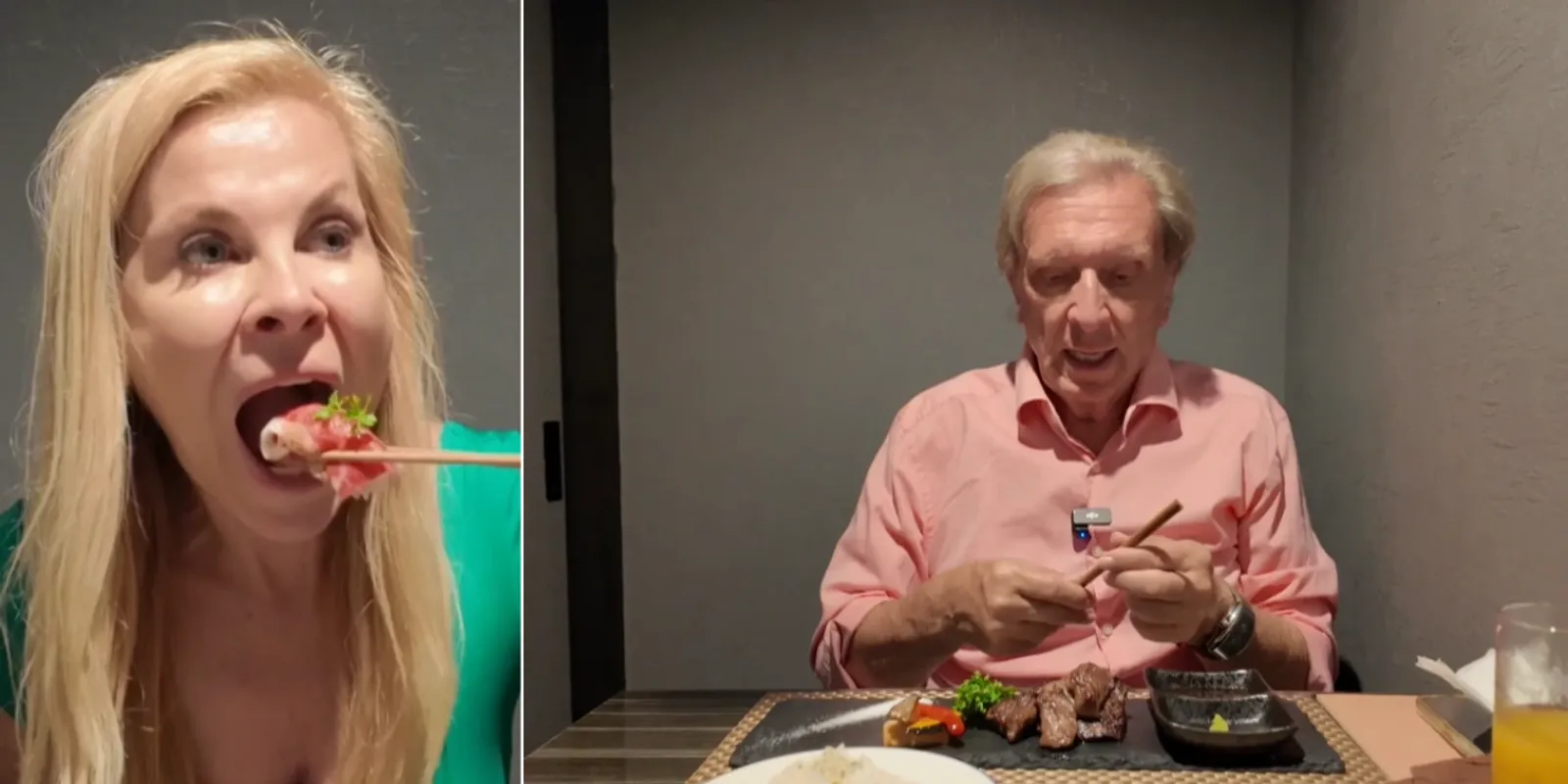 Polgár Tünde japán marhával ünnepelt