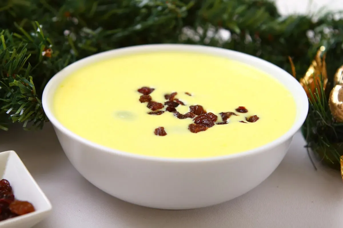 Karácsonyi borkrémleves