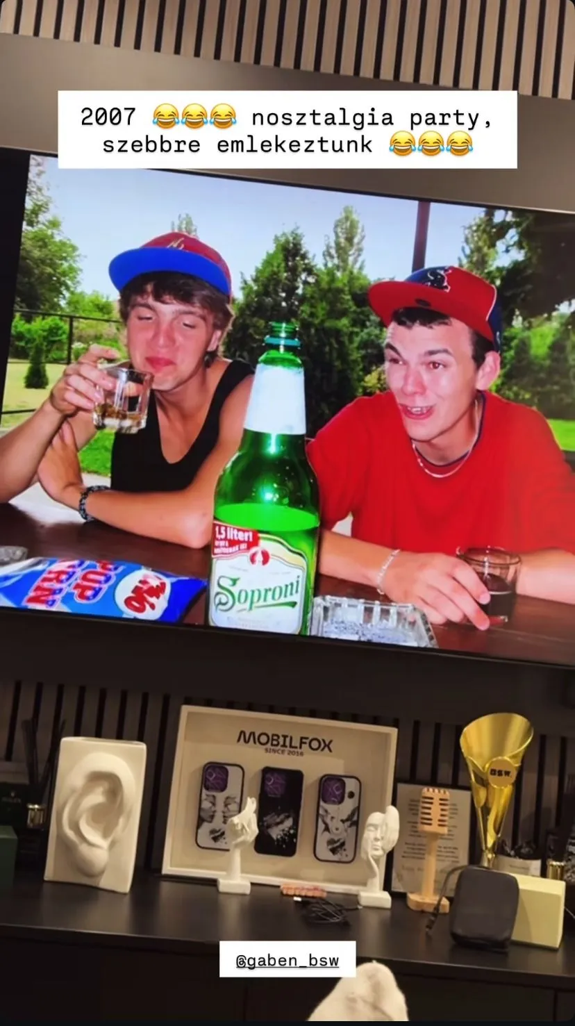 Így nézett ki fiatalon Gaben és Matyi