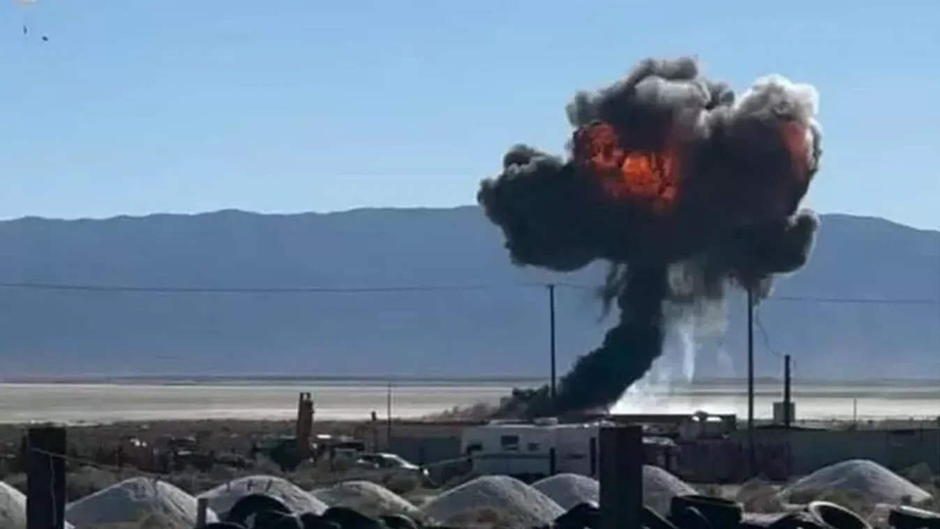 Lezuhant egy amerikai vadászgép a Halál-völgyben