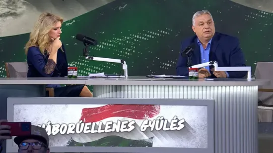 Orbán Viktor a Háborúellenes Gyűlésen: Vesztesekből győztesek leszünk!