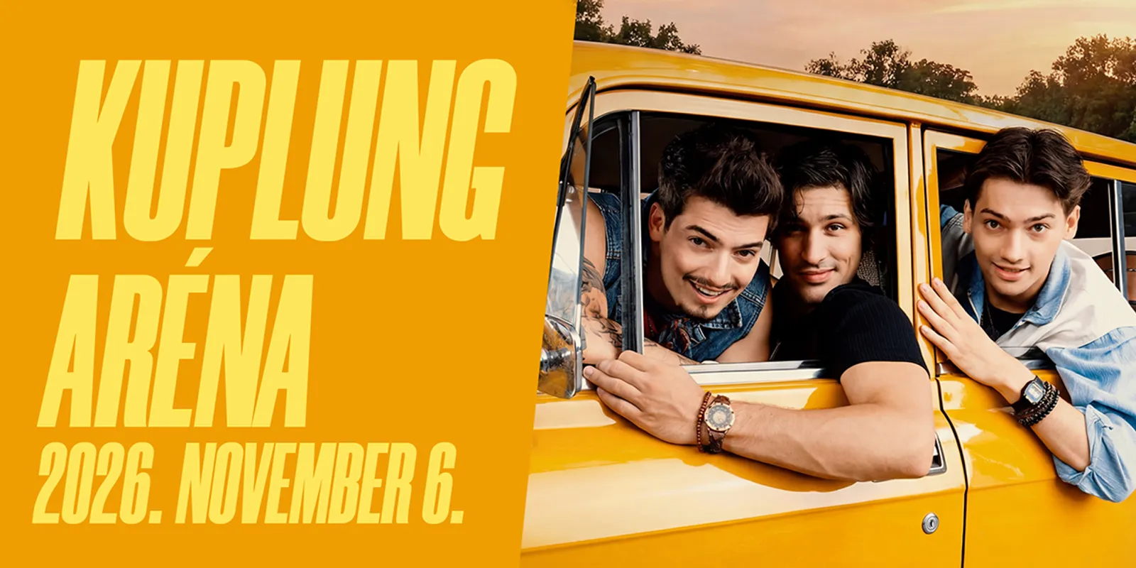 A Kuplung önálló nagykoncertet ad jövőre az Arénában!