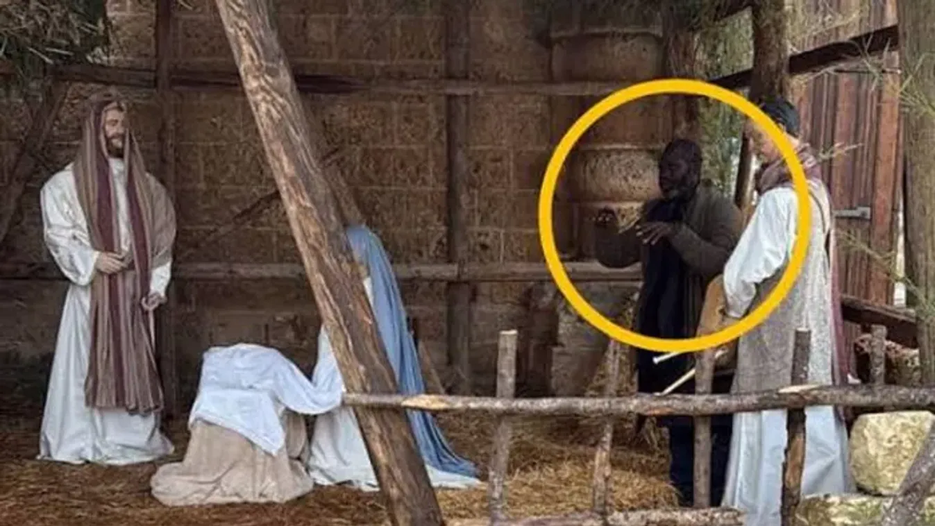 Olaszország: betlehemi szobornak álcázta magát egy körözött migráns