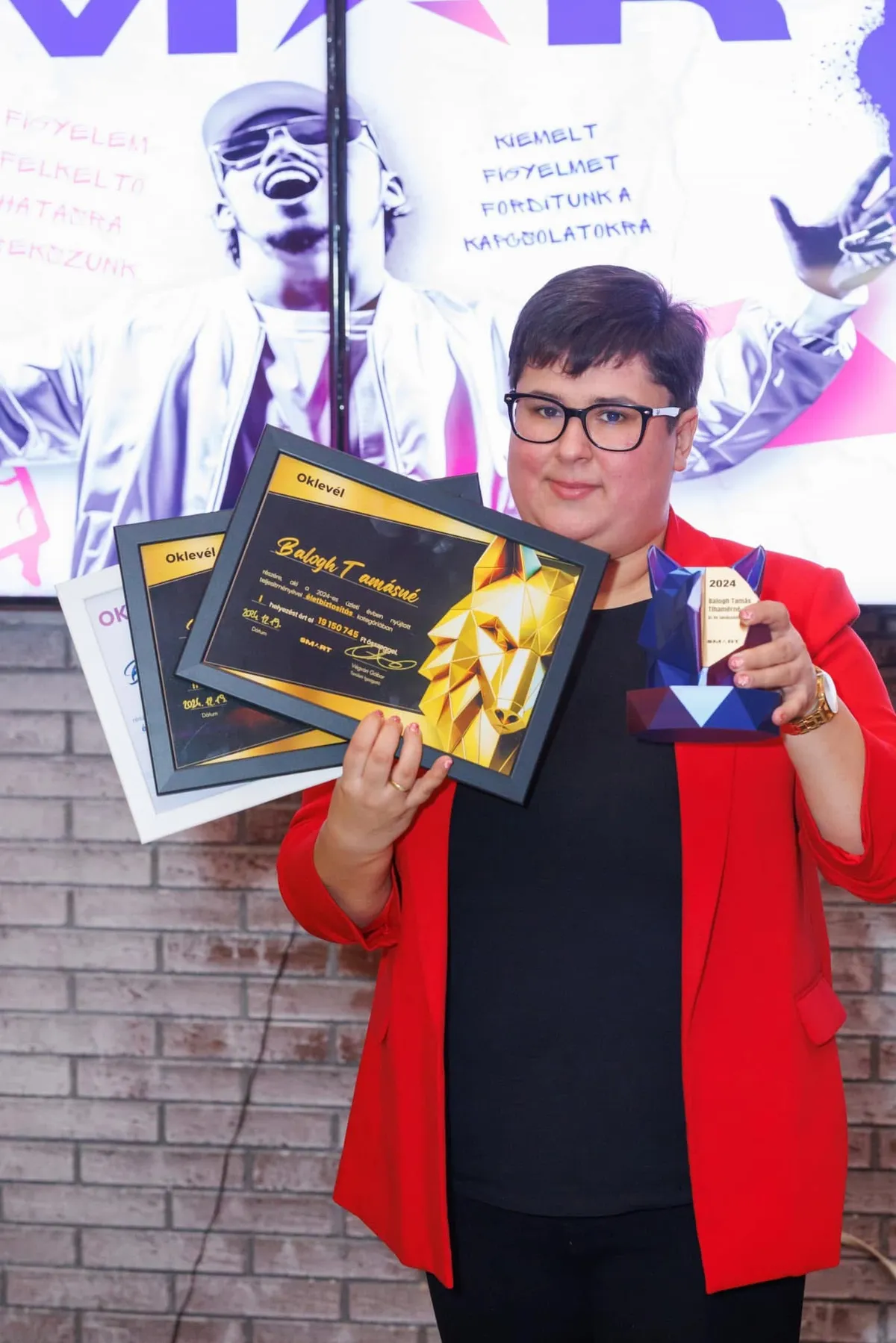 Balogh Tamásné már díjak hadát zsebelhette be a munkájáért, amire nagyon büszke.