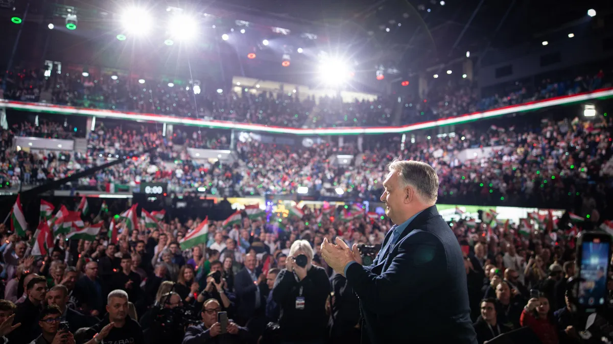 Háborúellenes Gyűlés Szegeden – Orbán Viktor  
 12.20 Szeged 