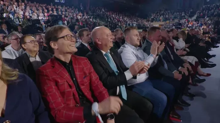 Kincses Kálmán a mohácsi Háborúellenes Gyűlésen