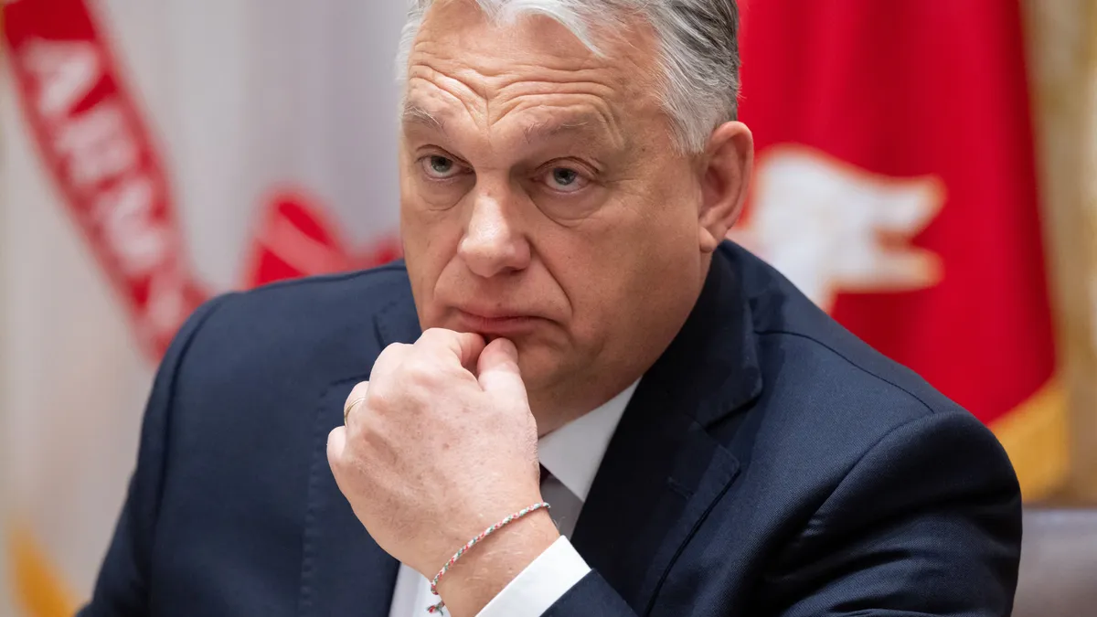 Hungarian PM Orban meets US president Trump