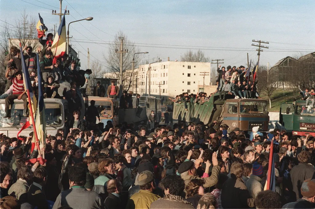 A romániai forradalom kezdete (Temesvár, 1989. december 16.)