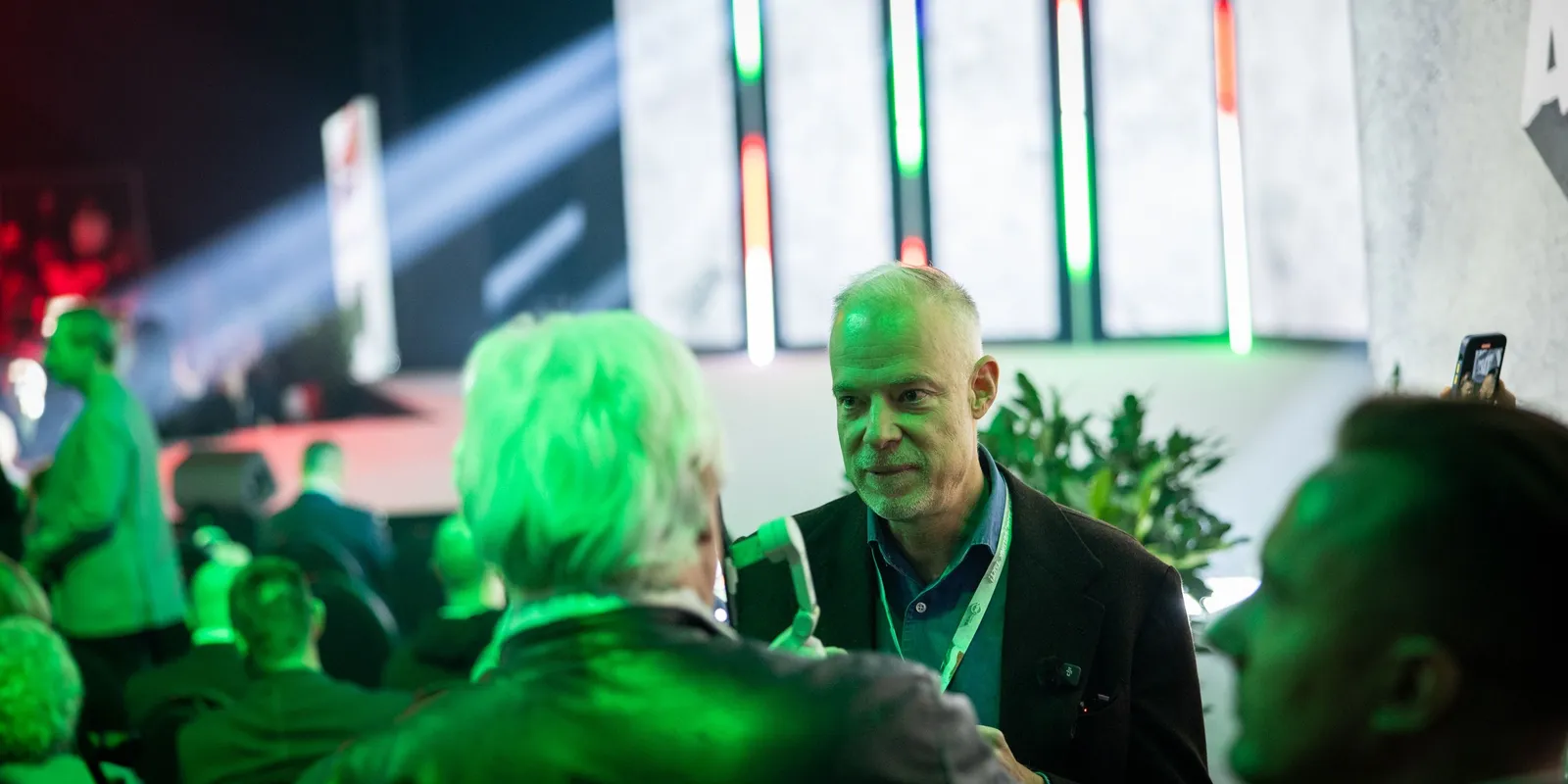 Szalay-Bobrovniczky Kristóf a Háborúellenes Gyűlésen