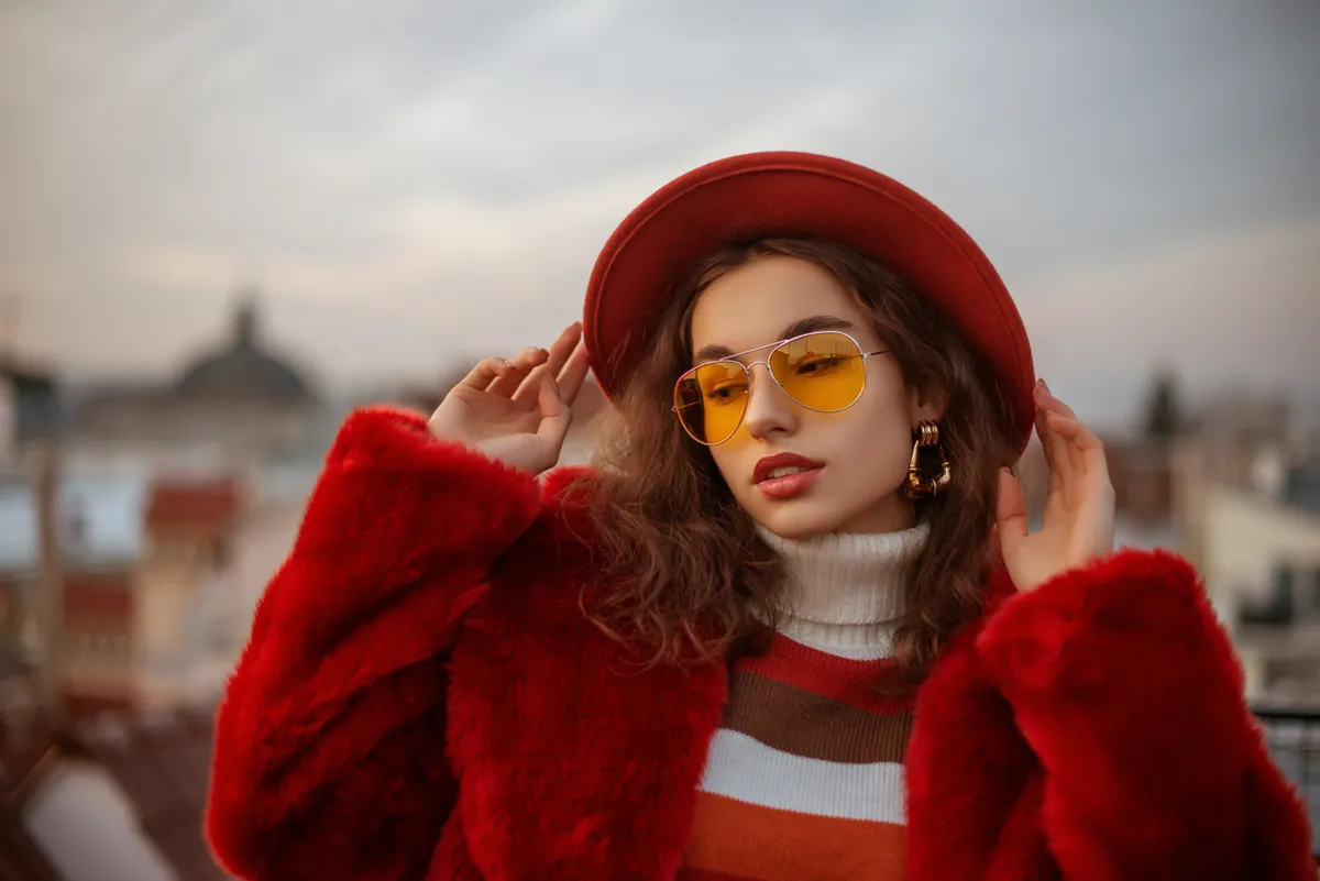 szivárvány : kabát divat télre