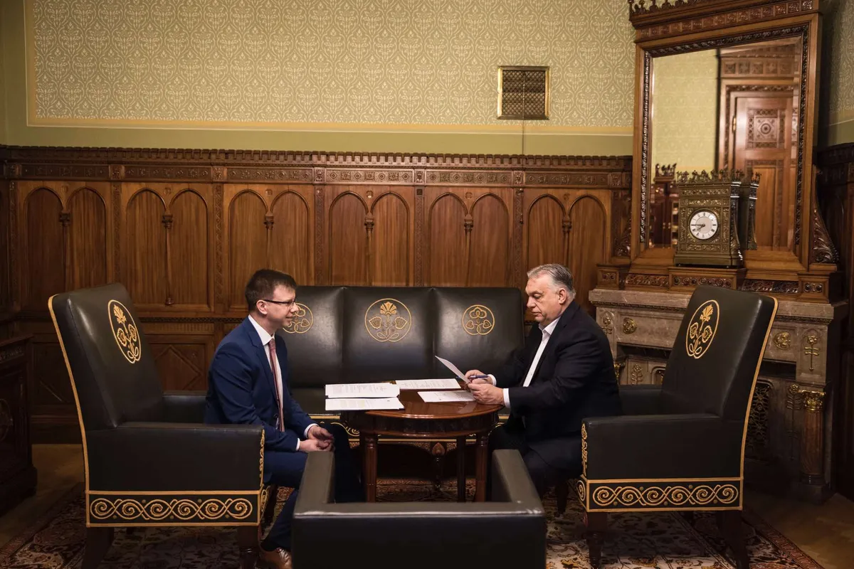 Bóka János és Orbán Viktor. Forrás: Egyenesen Viktortól