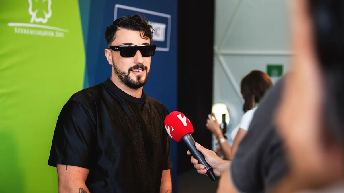 KKevin interjút ad a TV2-nek.