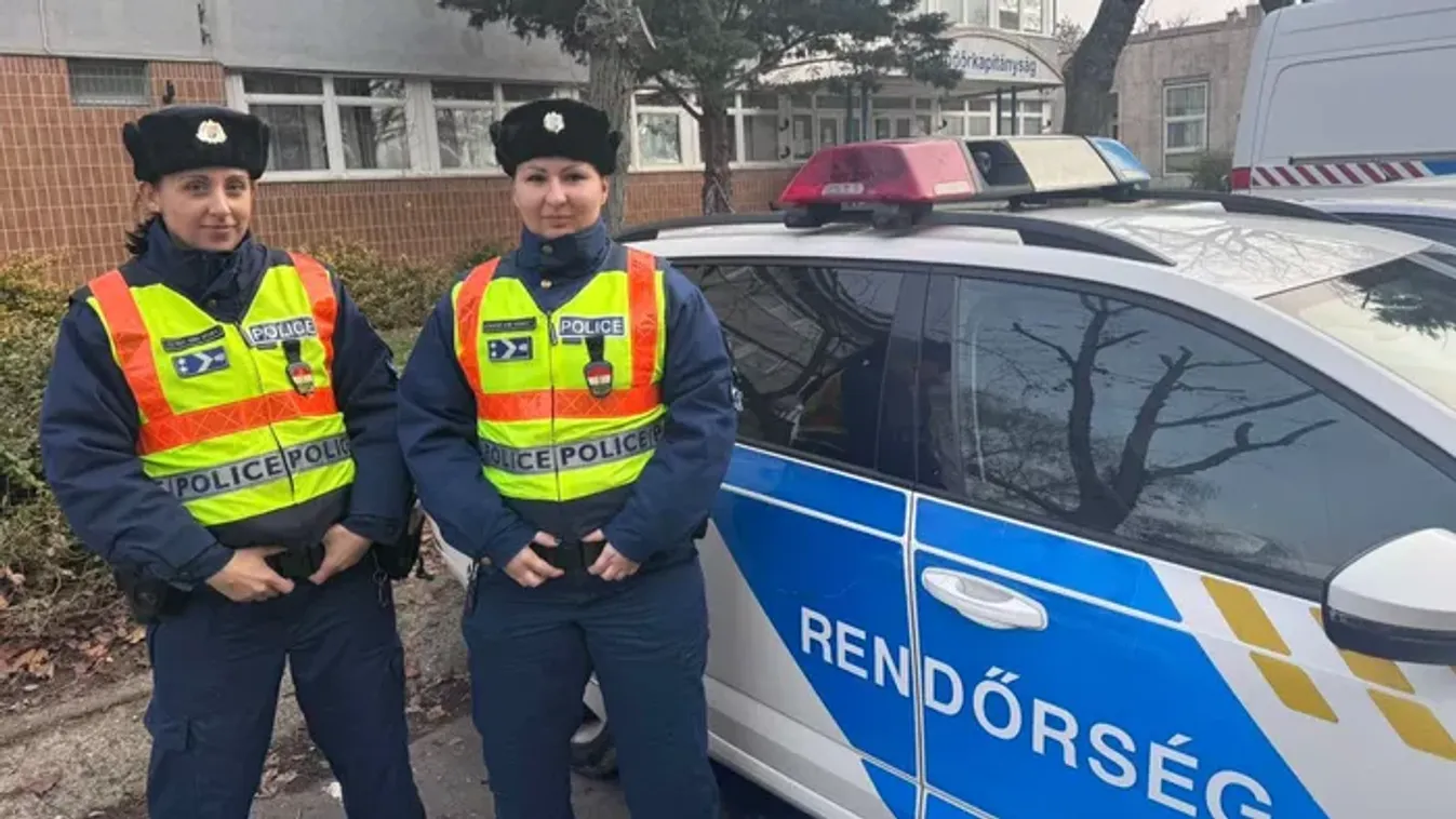 Hős rendőrök mentettek életet Gyöngyösön