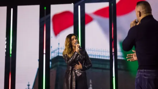 Új dallal lépett a Háborúellenes Gyűlés színpadára Radics Gigi és Curtis