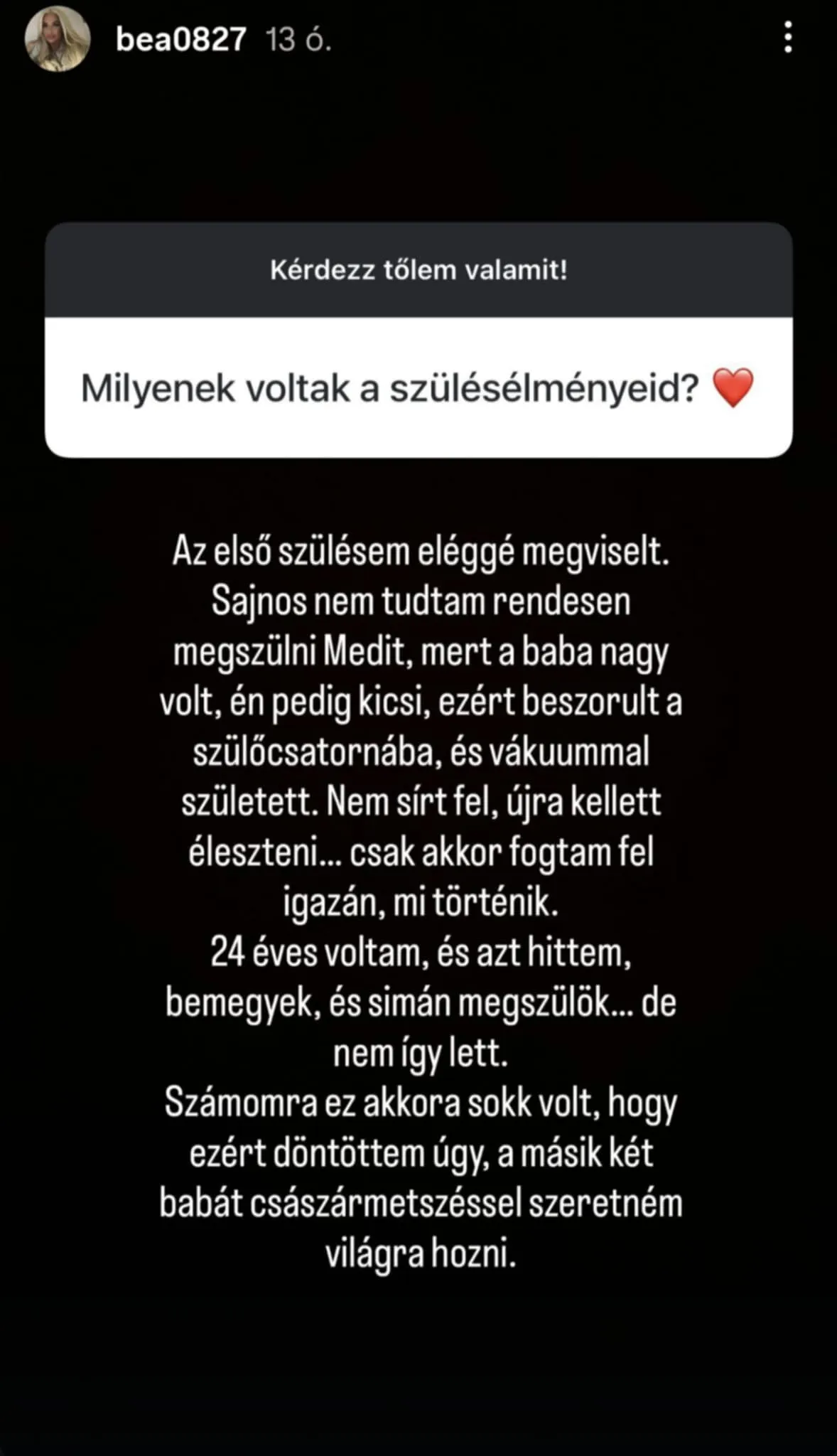 Géczi Bea kisfiát újra kellett éleszteni.