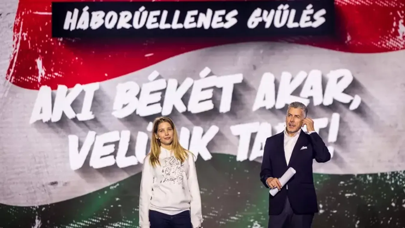 Háború ellenes gyűlés, ma Mohácson