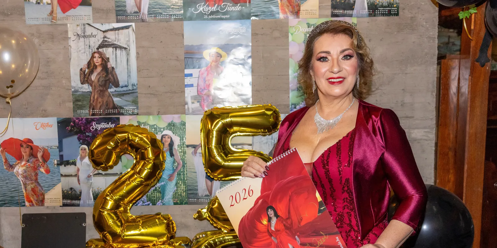 Dögös ruhában köszöntötte a januárt Kiszel Tünde