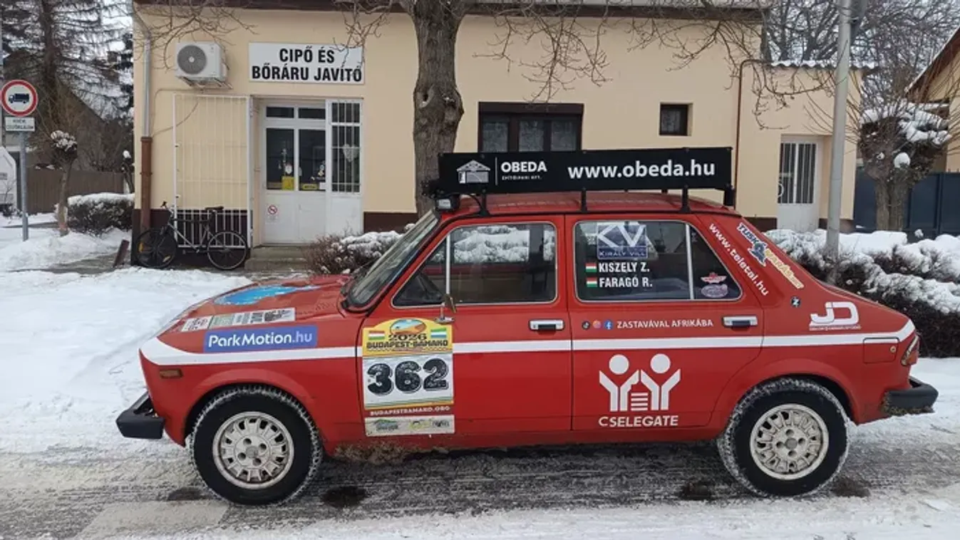 Néhány nap és a két férfi elindul a Zastavával Afrikába