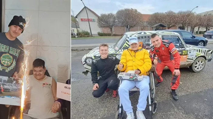 Rallisokkal ünnepelte születésnapját a súlyos beteg Bence