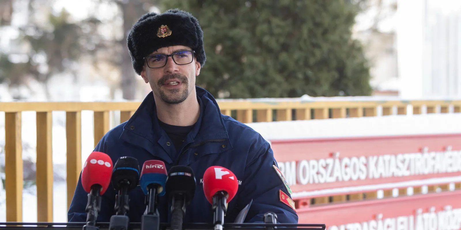 Operatív törzs: friss híreket osztottak meg a hóhelyzetről