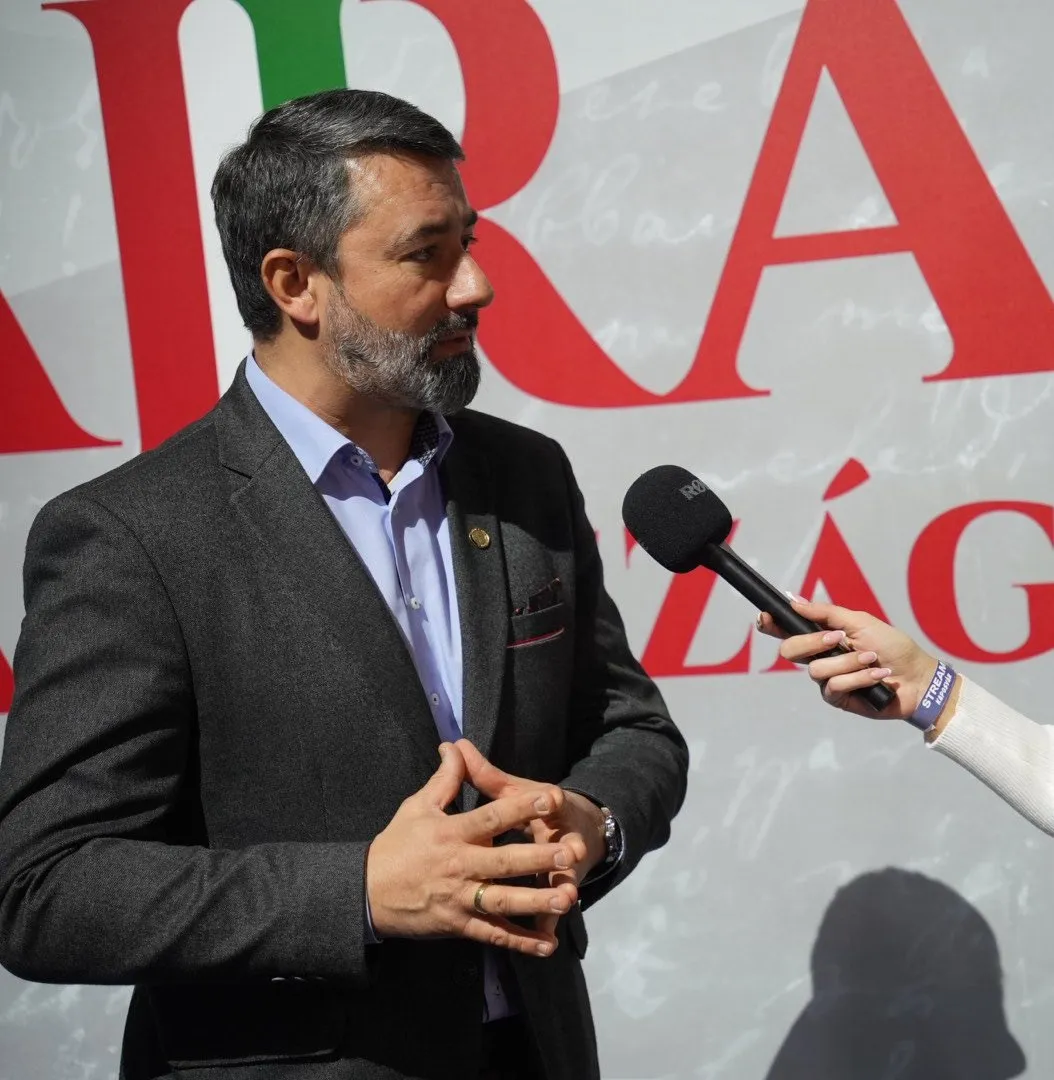 Hidvéghi Balázs a kaposvári Háborúellenes Gyűlésen összefoglalta, mi is a háború valódi veszélye