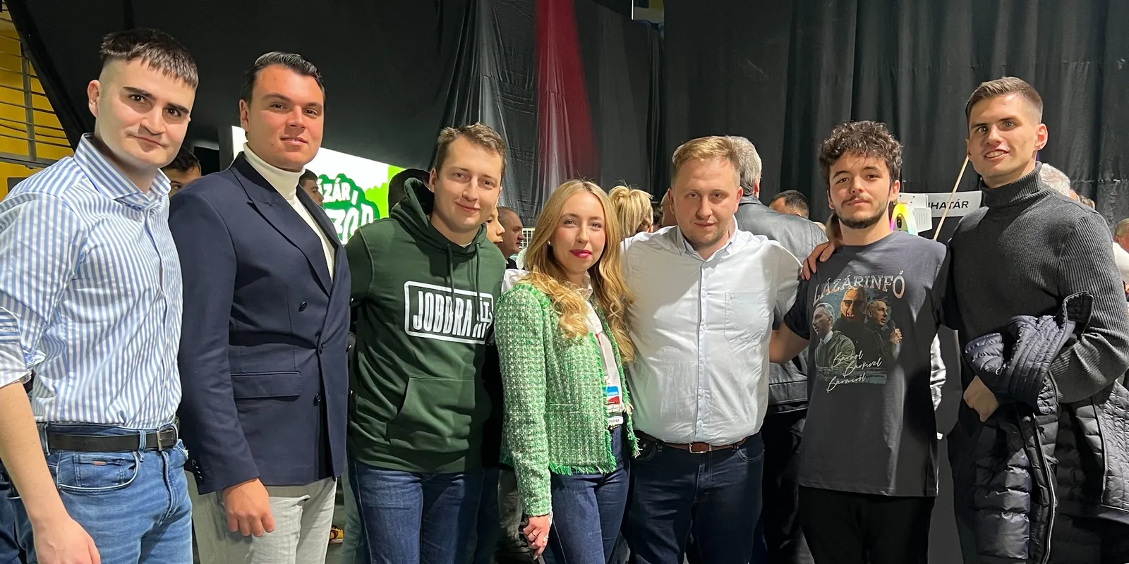 Sok fiatal vett részt a kaposvári Háborúellenes Gyűlésen