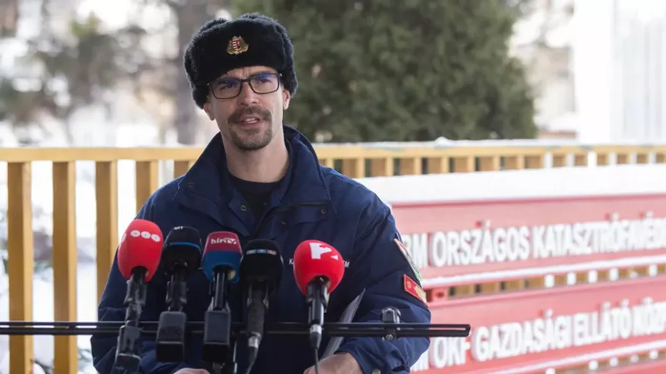 Operatív törzs: friss híreket osztottak meg a hóhelyzetről