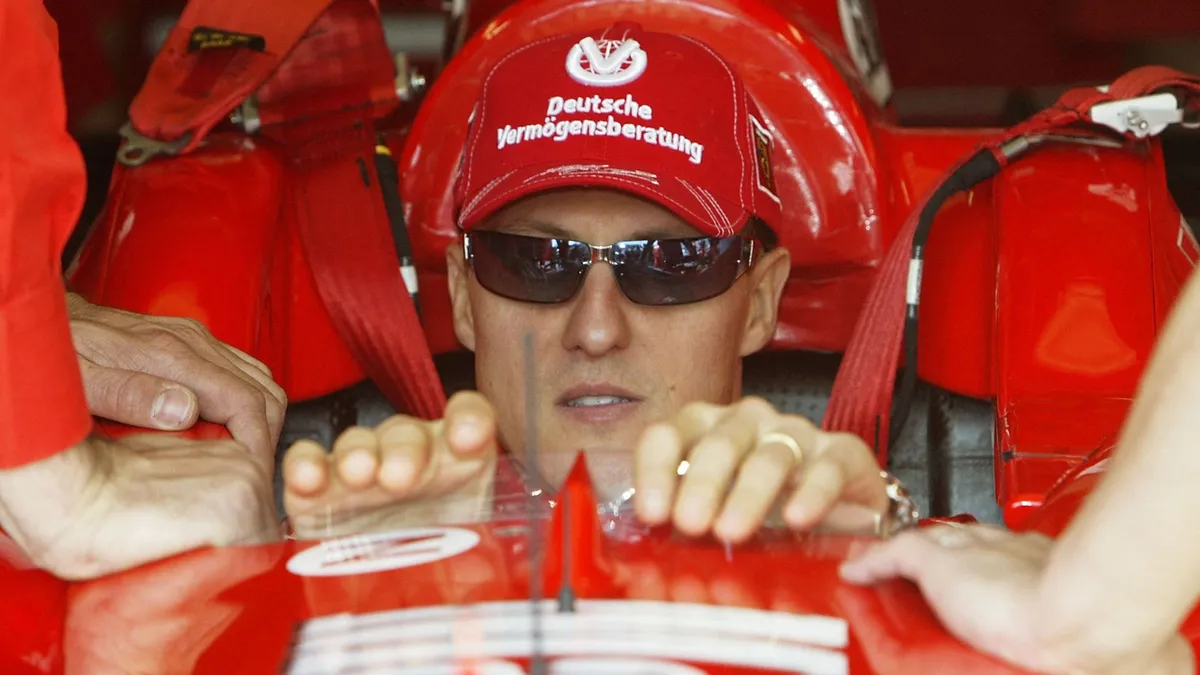 Michael Schumacher 13 futamot nyert a 2004-es Forma-1-szezonban a legendás Ferrarival