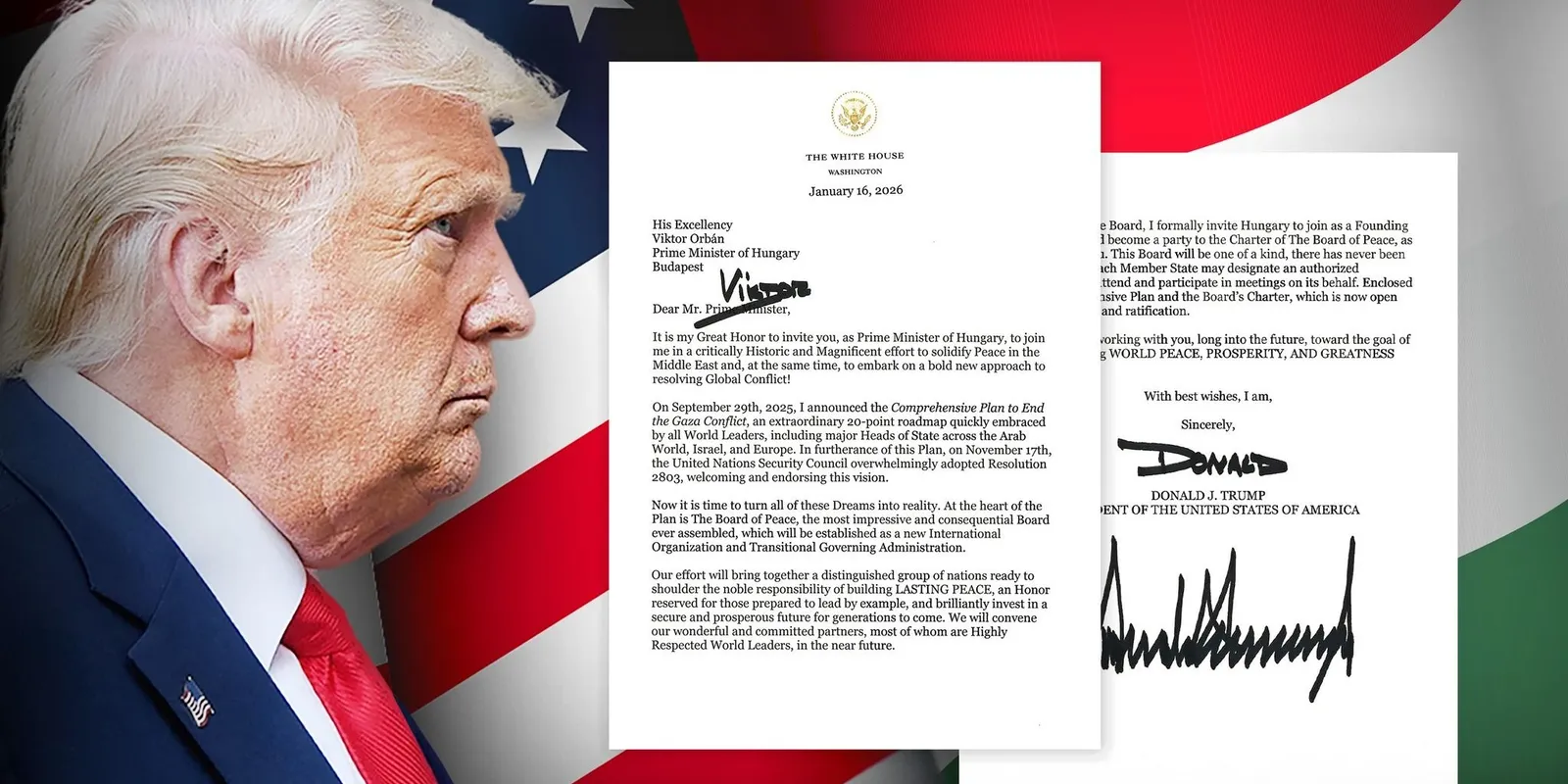 Orbán Viktor fontos felkérést kapott Trump elnöktől