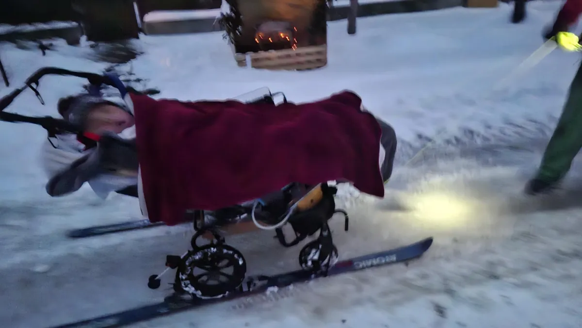 SMA-s Zsoltika szánkózhatott.