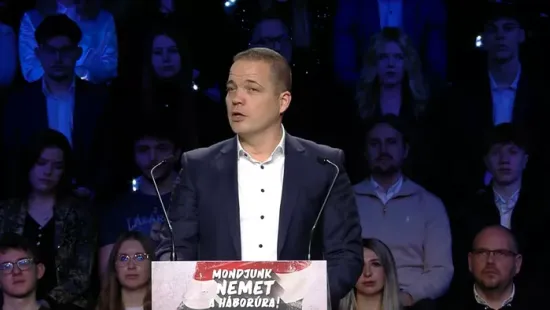 Witzman Mihály: A béke nem csak erkölcsi kérdés, hanem gazdasági kérdés is