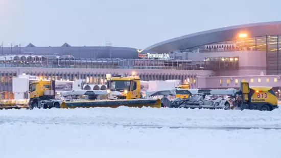 Lezárták Liszt Ferenc Nemzetközi Repülőteret - a legmagasabb szintű havas készültség van érvényben