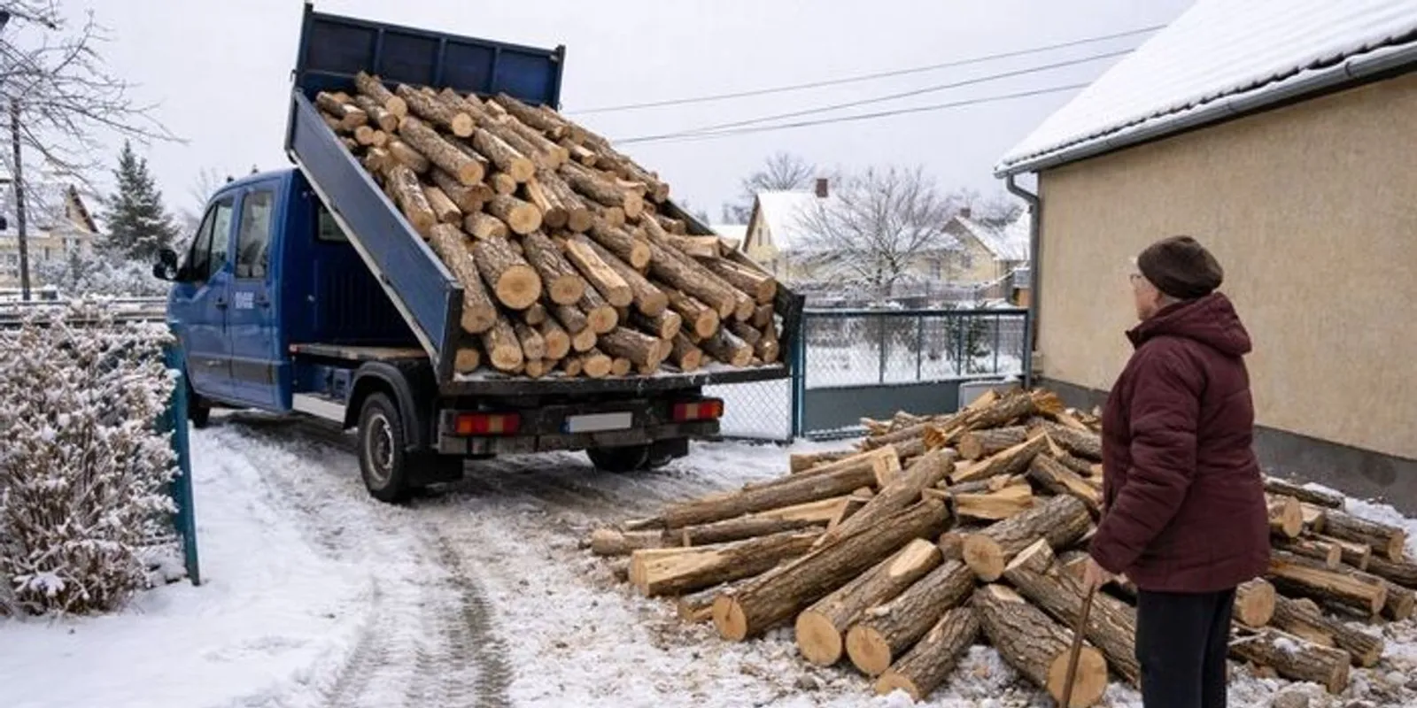  Operatív törzs: a tűzifa kiszállítása tovább folytatódik