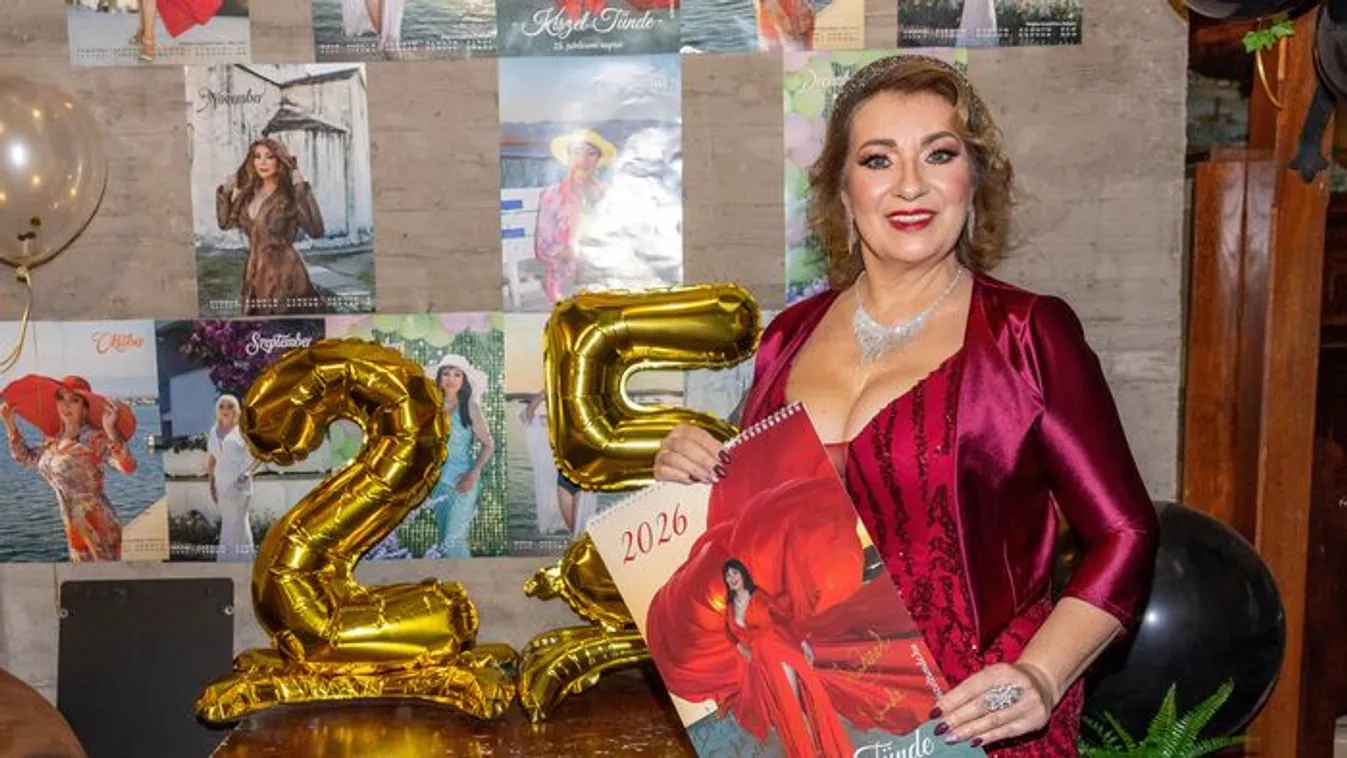 Dögös ruhában köszöntötte a januárt Kiszel Tünde