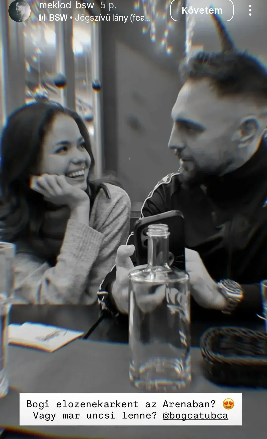 Nagy Bogi Bsw Matyival való fellépése után terjedtek el a pletykák.