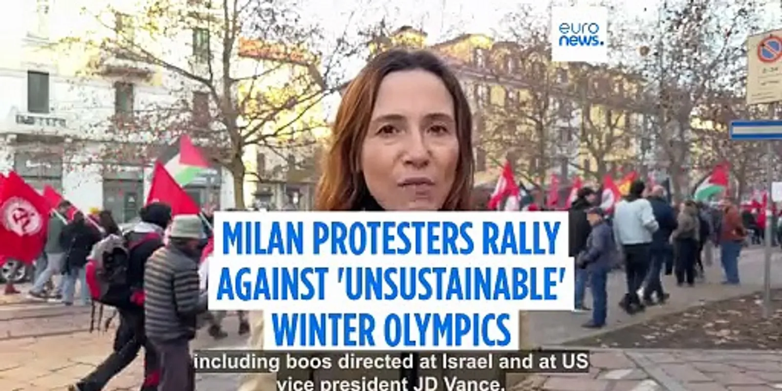 Milánóban az olimpia ellen tüntetők nekimentek a rendőröknek