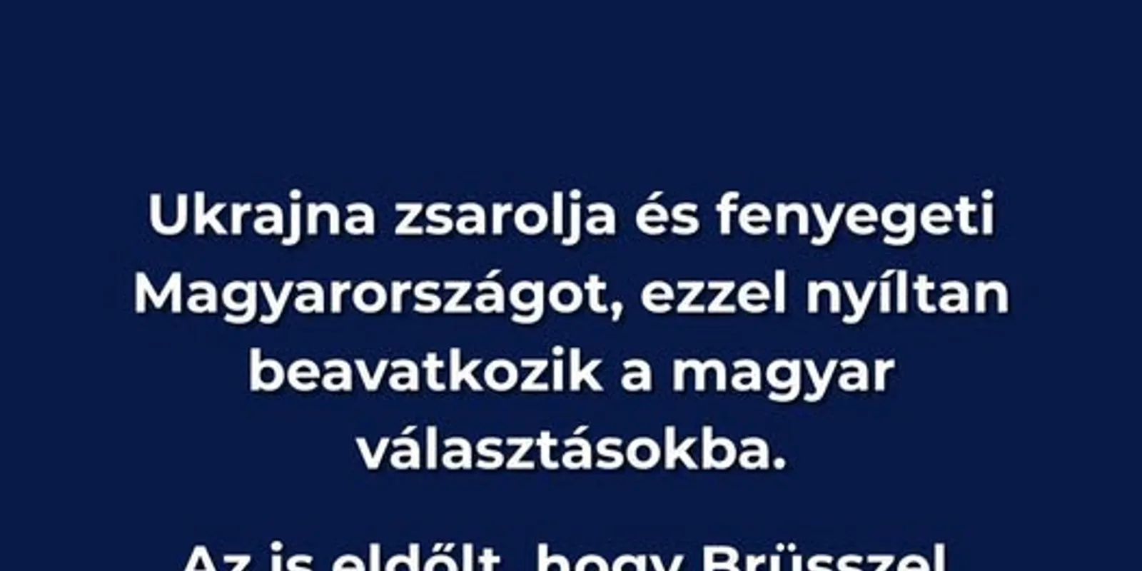 Ukrajna térdre kényszerítené Magyarországot