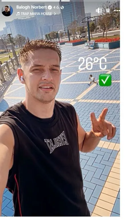 Balogh Norbert Abu-Dzabiban tűnt fel